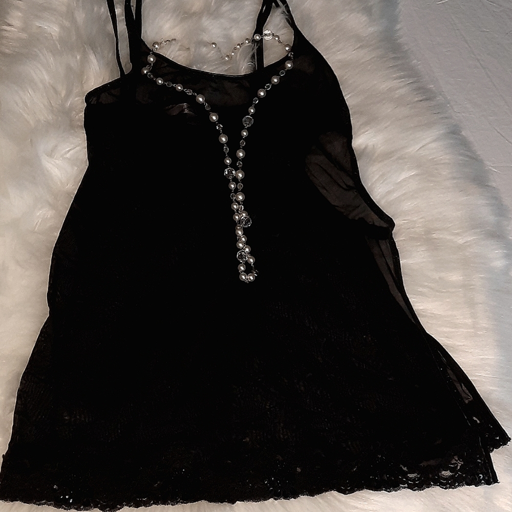 Victoria's Secret Black Sheer Lingerie